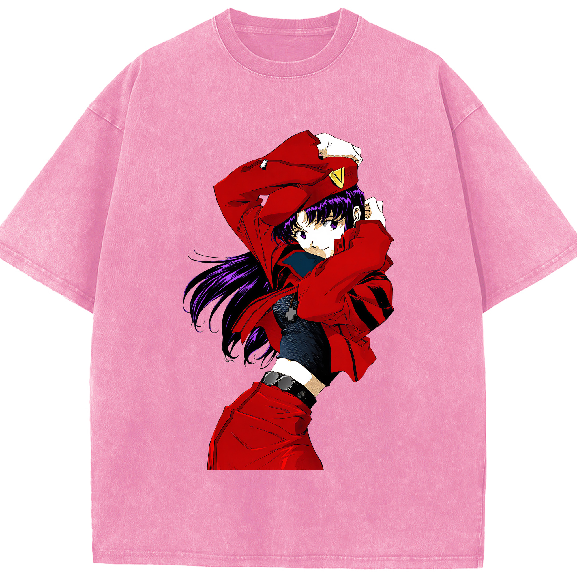 （画像用） EVA 新世紀エヴァンゲリオン 綿100% ヴィンテージ風 半袖Tシャツ（フロントプリント）